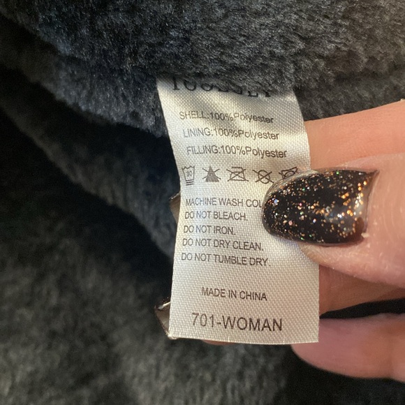 Pooluly woman’s ski jacket warm winter waterproof windbreaker hooded raincoat - Picture 6 of 13